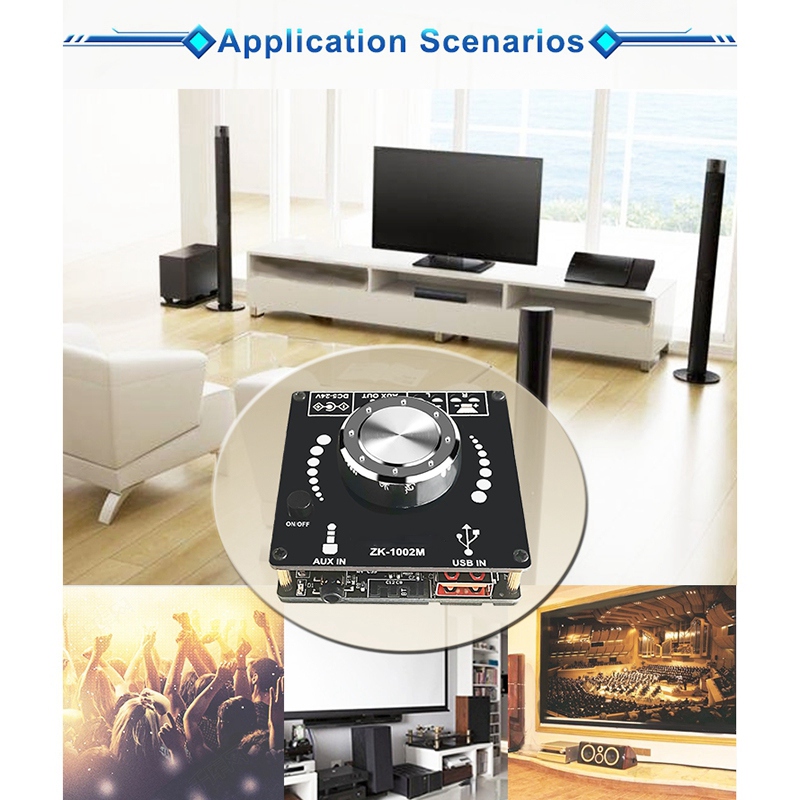 Zk1002m bluetooth 5,0 aux usb audio eingangs ausgangs verstärker audio verstärker modul wx2