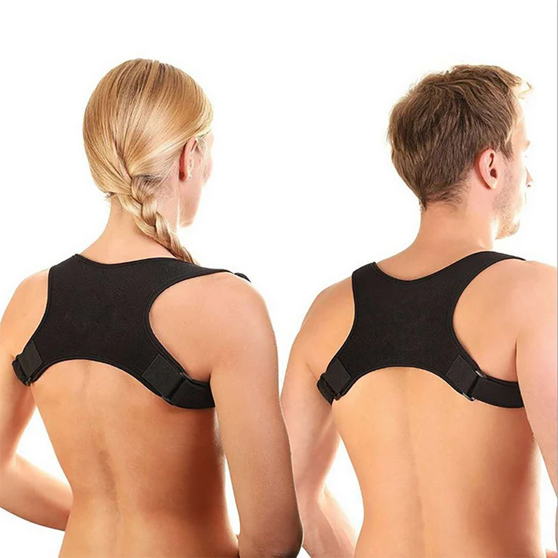 Corrector de postura ajustable, soporte médico para espalda, Corrector de soporte para hombros, prevención de espalda jorobada, cuidado de la salud