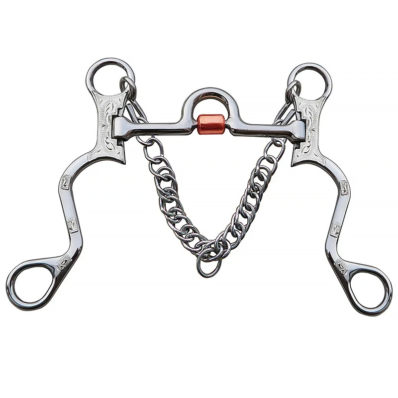 Reitsport Pferd Mund Bit Snaffle Gag Biss Pferd Training Reitgeschirr Zubehör