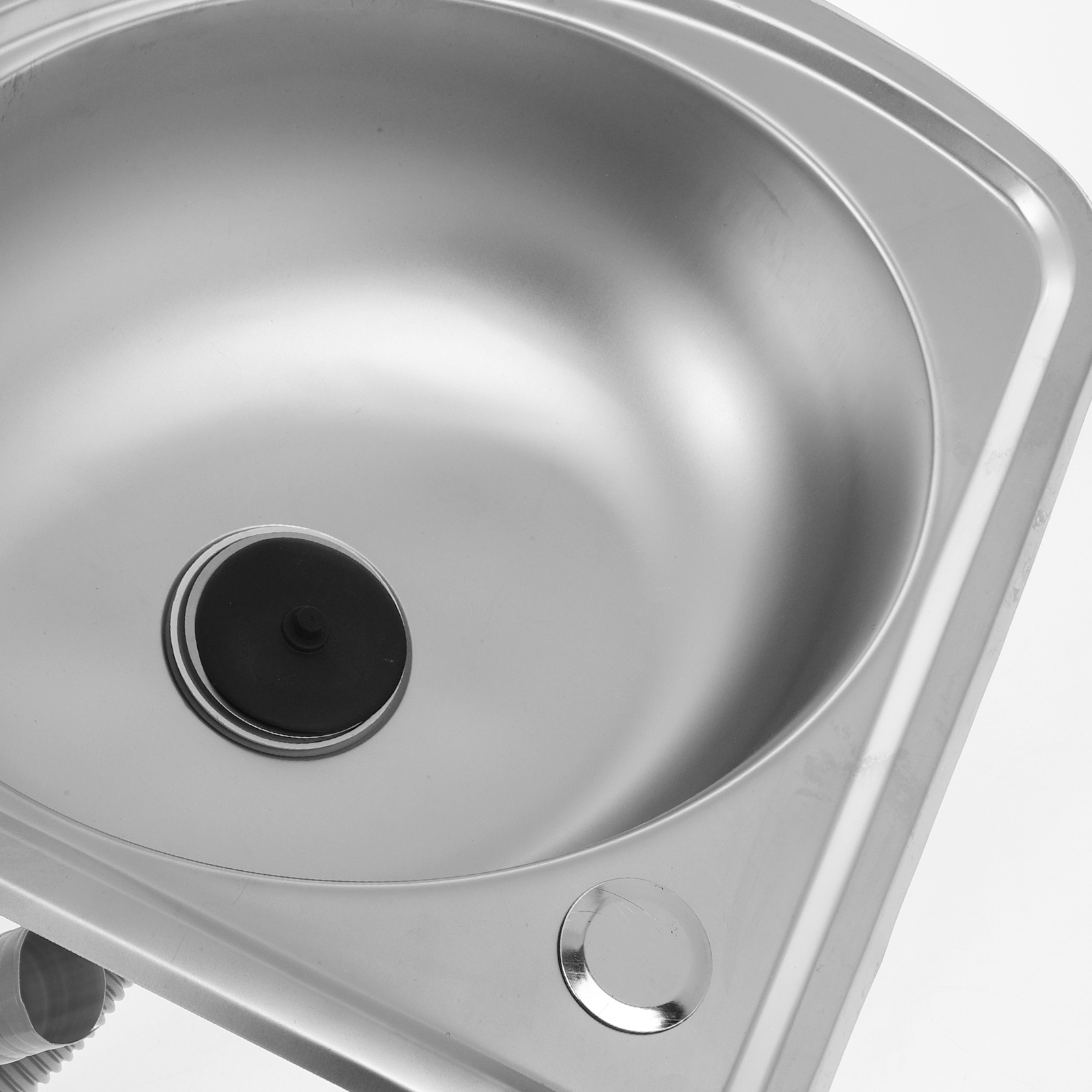 RV Kitchen Sink Stainless Bathroom Basins Camper Vegetable Corner Motorhome Bar Steel Small Single Bowl Drop Tub