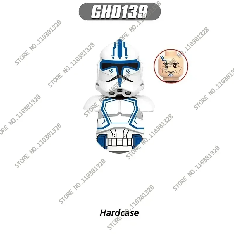 ホットトイズスターウォーズクローントルーパー帝国ストームトルーパー 501st 連隊ミニロボットフィギュア玩具レンガ組み立て人形プレゼント