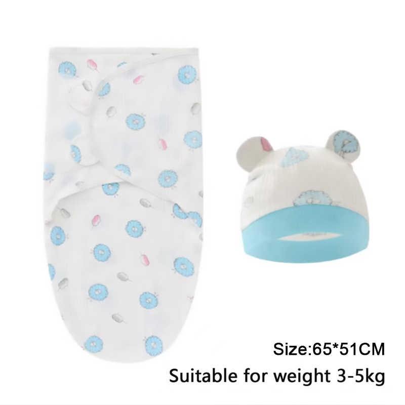 Sacos de dormir para bebés, capullo para recién nacidos, sobre envolvente, 100% algodón, manta para bebé de 0 a 6 meses, saco de dormir envolvente
