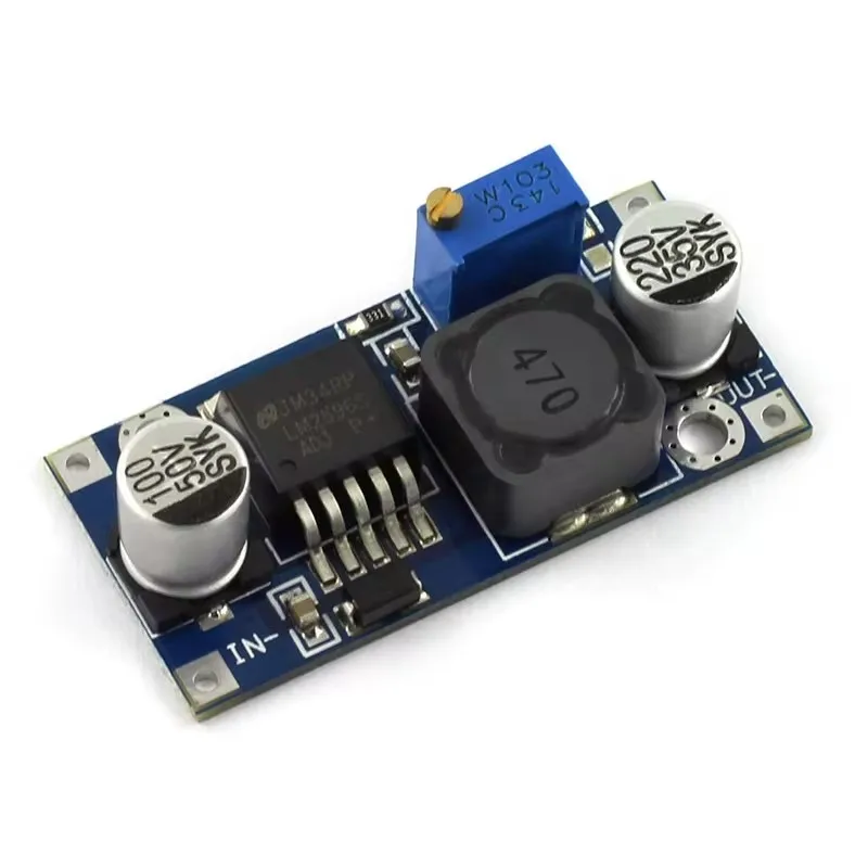 LM2596S Driver LED Modulo di alimentazione step-down DC-DC Modulo step-down regolabile 3A Regolatore di tensione LM2596S-ADJ 24V 12V 5V 3V