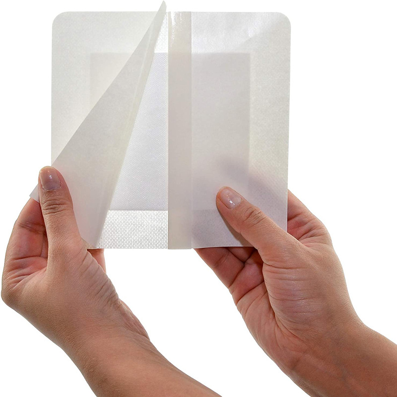 3 Stück 10 x 10 cm selbstklebende Pflaster, große sterile Verbandpflaster, Vlies-Wundpflaster, Pflaster, selbstklebende Bandagen, Hautband