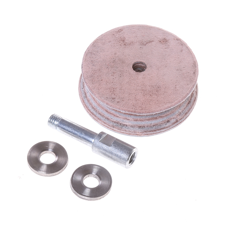 Rueda de pulido de cuero perfilada LA-100, herramienta de carpintería, rectificado, 120mm, 4 pulgadas