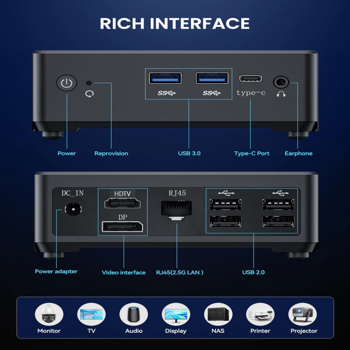 Adreamer-intel Lake mini pc,intel Barder,n95,16g,1t,ddr5,4800mhz,m.2,pcie,sata,Windows 11,デスクトップゲーム,nisless