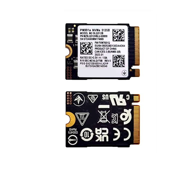 SSD PM991A  256G 512GB 1TB PCIe 3.0x4 NVME 2230 PM991a  M.2 2230 Nvme handheld device expands Steam deck hard drive For Samsung