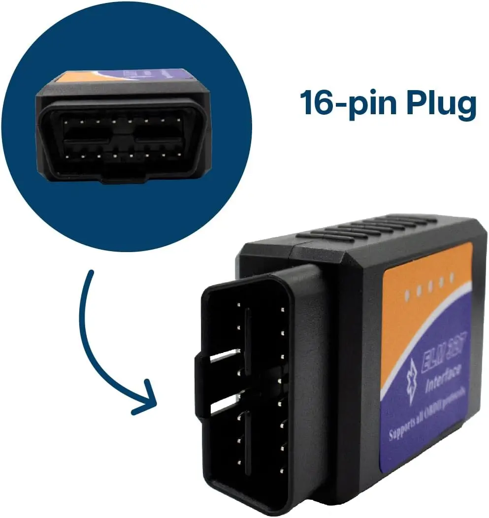 Elm327 obd2 leitor de código scanner bluetooth detector de falhas de carro ferramenta de reparo de diagnóstico automático