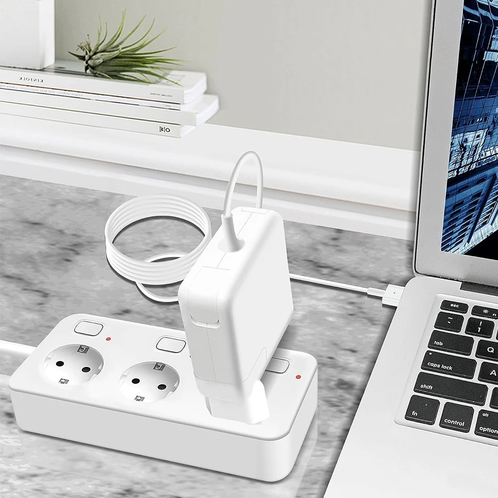 AC 45 W/60 W T-tip Connector Power Adapte แล็ปท็อปชาร์จสําหรับ Apple Macbook Air Pro A1435 A1502 A1398 13 15 17 ''หลังจาก 2012 ปี