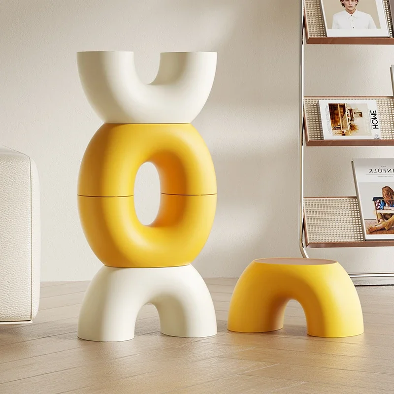 Stools Household Living Room Plastic Stools Children's Stools Low Stools Bathroom Stools Storage Stools Decorative Small Stools