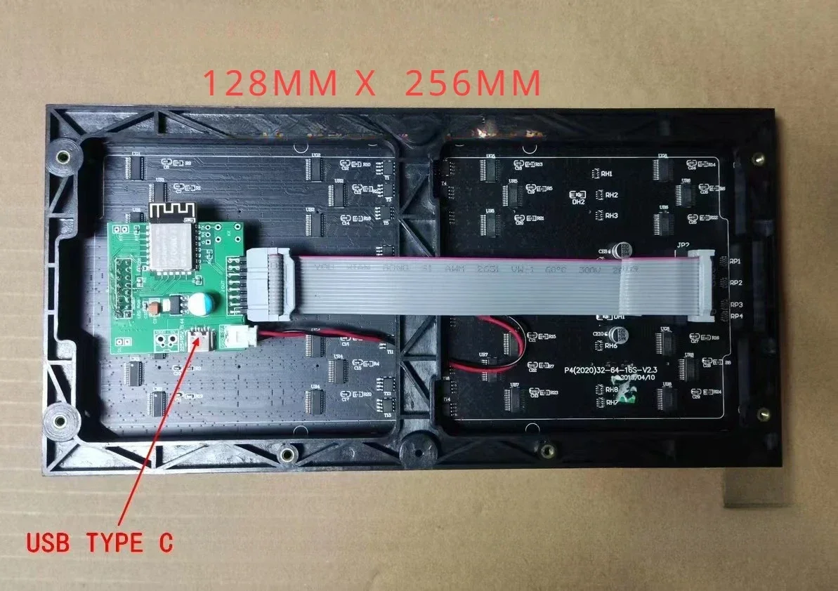 Orologio a matrice di punti fai-da-te Blocco multifunzionale Orologio con temporizzazione automatica digitale WIFI Orologio con display a colori a LED