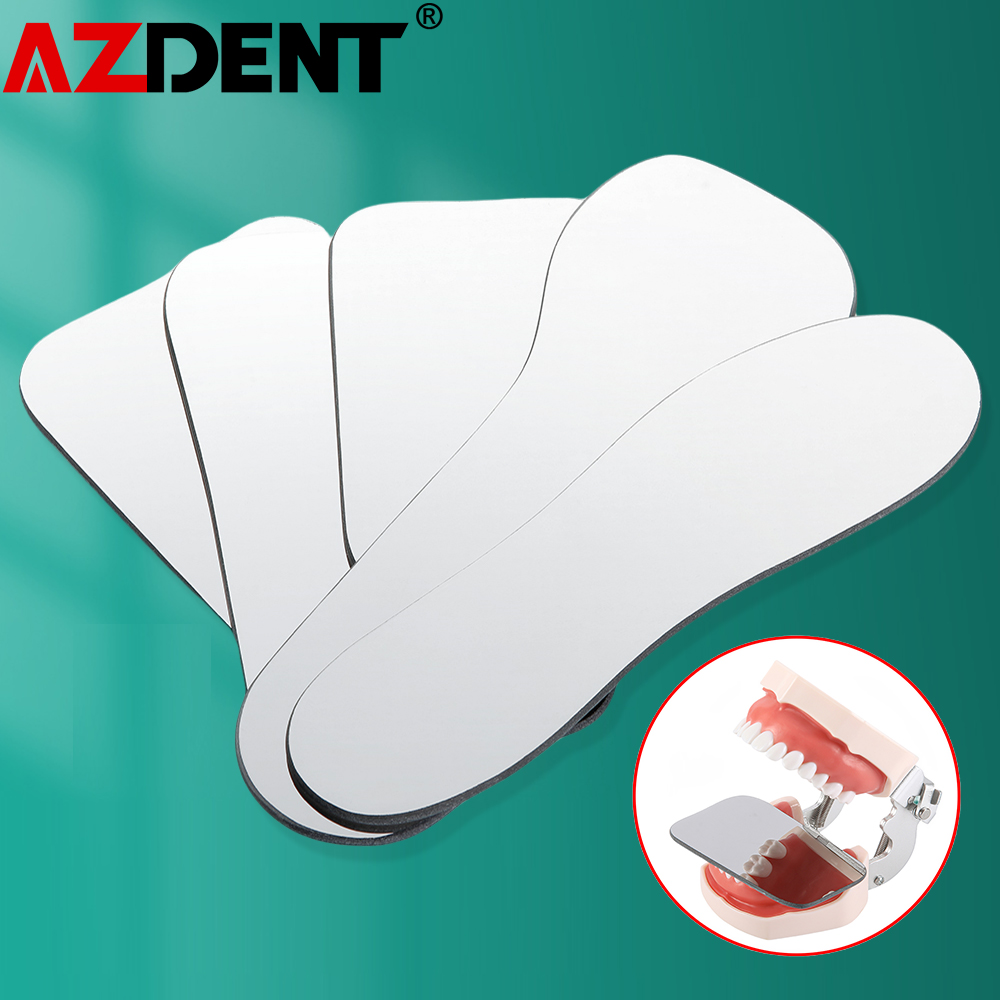 1 ชิ้น Azdent ทันตกรรมจัดฟันกระจกการถ่ายภาพกระจกสองด้านแก้ววัสดุ Intra Oral Photo Reflector ทันตกรรมเครื่องมือ