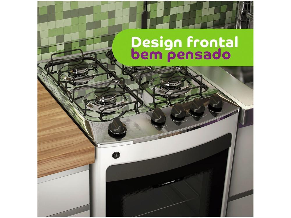 Fogão 4 Bocas Consul Branco CFO4 NABUNA - Bivolt