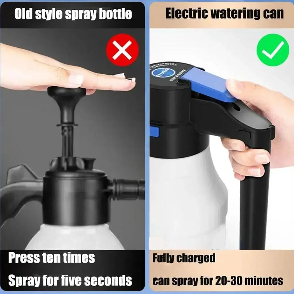 1.5L Electric Foam Sprayer Foam Generator for Car Wash Lithium Battery Foam Lance Endurance Car Wash Towel Foam Wash
