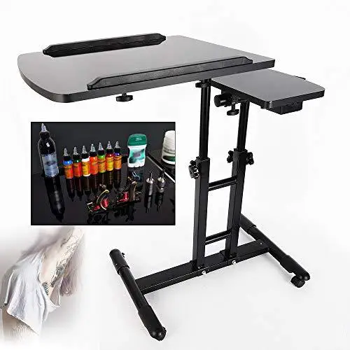 Adjustable mobile storage cart tattoo embroidery workbench new style storage tool trolley