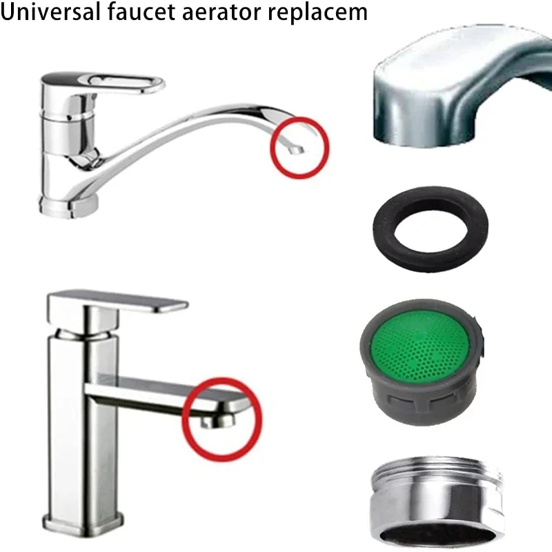 10 STKS Wastafelkraan Filter-Tap Beluchter-Kraan Plastic Insert Vervanging Mondstuk Filter-Kraan Flow Restrictor Vervangende Onderdelen