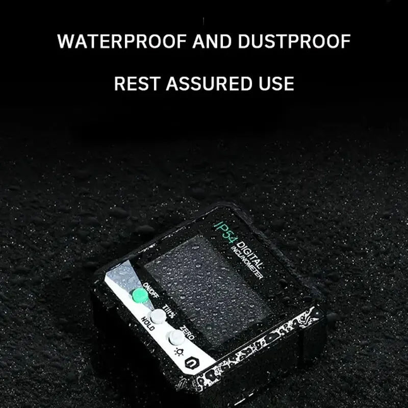 デジタルディスプレイ傾斜ボックス、バックライト付き精度測定、磁気吸引、傾斜計、角度計、1個