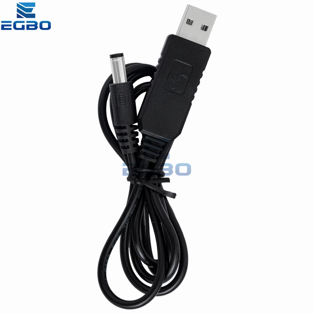 EGBO USB Power Boost Line Dc 5v a Dc 9v / 12v Step Up Modulo Convertitore USB Cavo Adattatore Spina 2.1x5.5mm