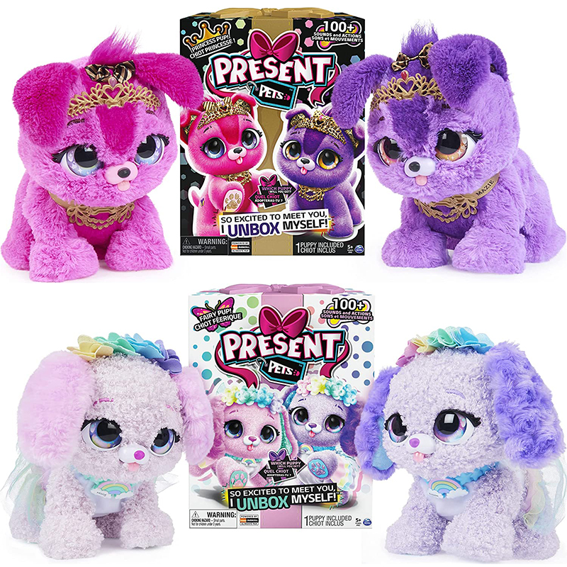 Presente Animais Mazie Rainbow Plush Enelectronic Interactive Pets Brinquedos Mais de 100 Vocalizações e Movimentos Presentes de Aniversário para Menina