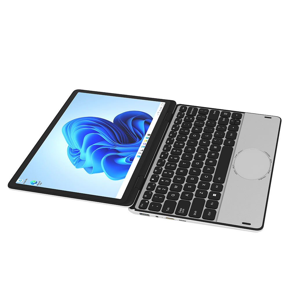 CRELANDER Mini Yoga Laptop 10.95"Touch Screen DDR4 16GB M2 SSD Backlit Keyboard 360° Flipable Windows 11 Laptops PC Tablet