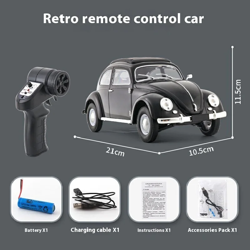 D62mini 1/16 WPL สำหรับ VW Beetle hardtop ซีดานโมเดล1949-1963ของเล่น mobil REMOTE CONTROL carremote ควบคุม RC ปีนรถของเล่นของขวัญ