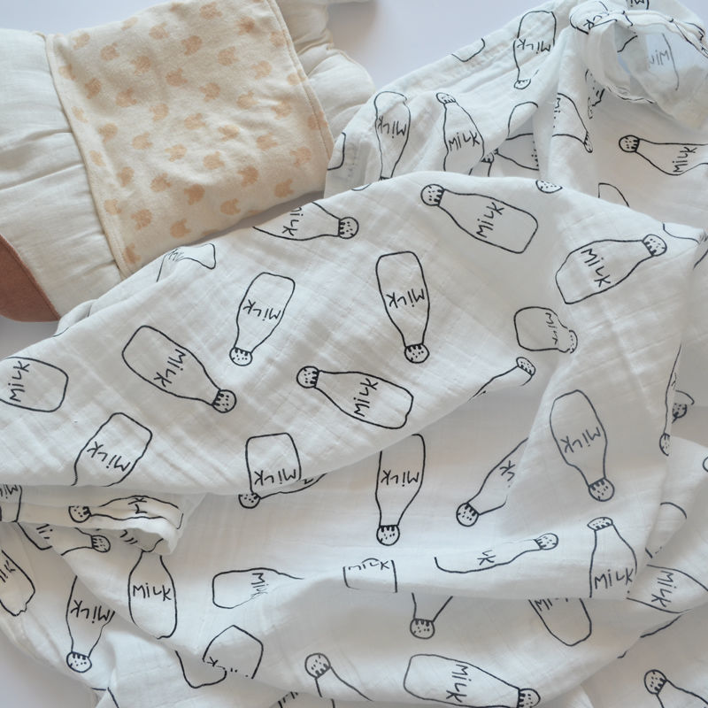 110x110cm cobertor de musselina algodão bebê swaddle macio cobertor recém-nascido toalha de banho gaze infantil menino menina envoltório saco de dormir capa de carrinho