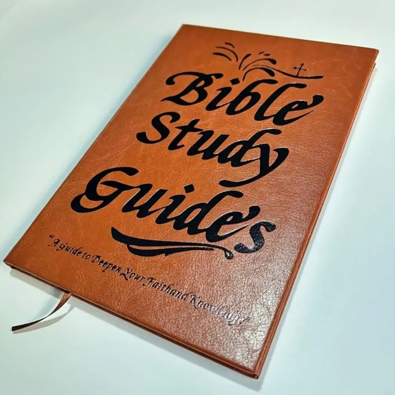 G5GA Bible Study Guide Workbook Leather Bible Study Journal With Structured Study Methods And Inspirational Illustrations