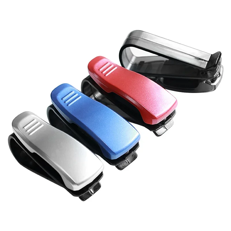 รถ Sun Visor คลิปแว่นตาแว่นตากันแดดมัลติฟังก์ชั่นธุรกิจการ์ดผู้ถือตั๋วแว่นตากล่องอุปกรณ์เสริมในรถยนต์