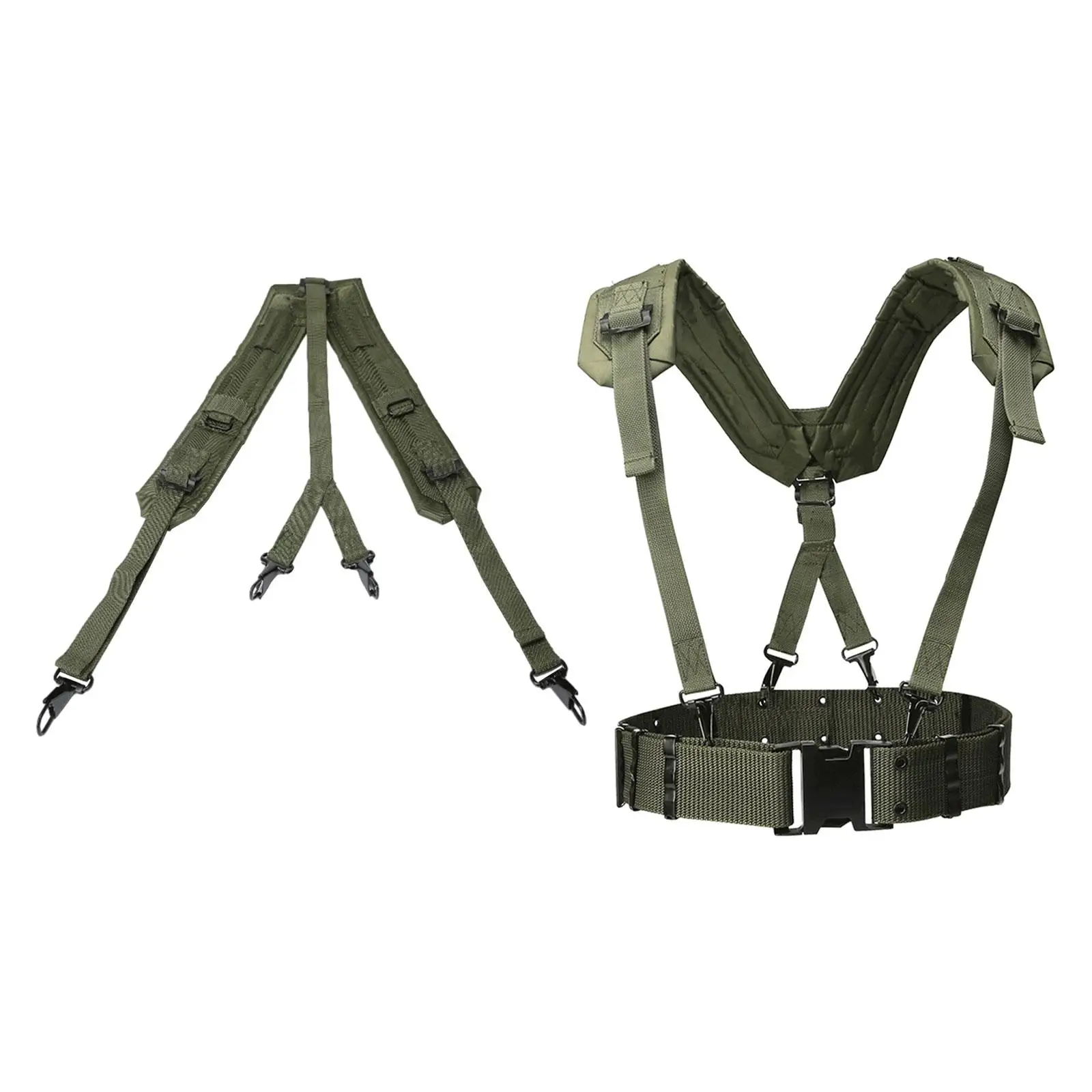 Y-förmige Hosenträger, langlebig, verstellbarer Gürtel, Unisex, Y-Hosenträger, Riemen für Reisen, Outdoor, Wandern, Camping, Rucksackreisen