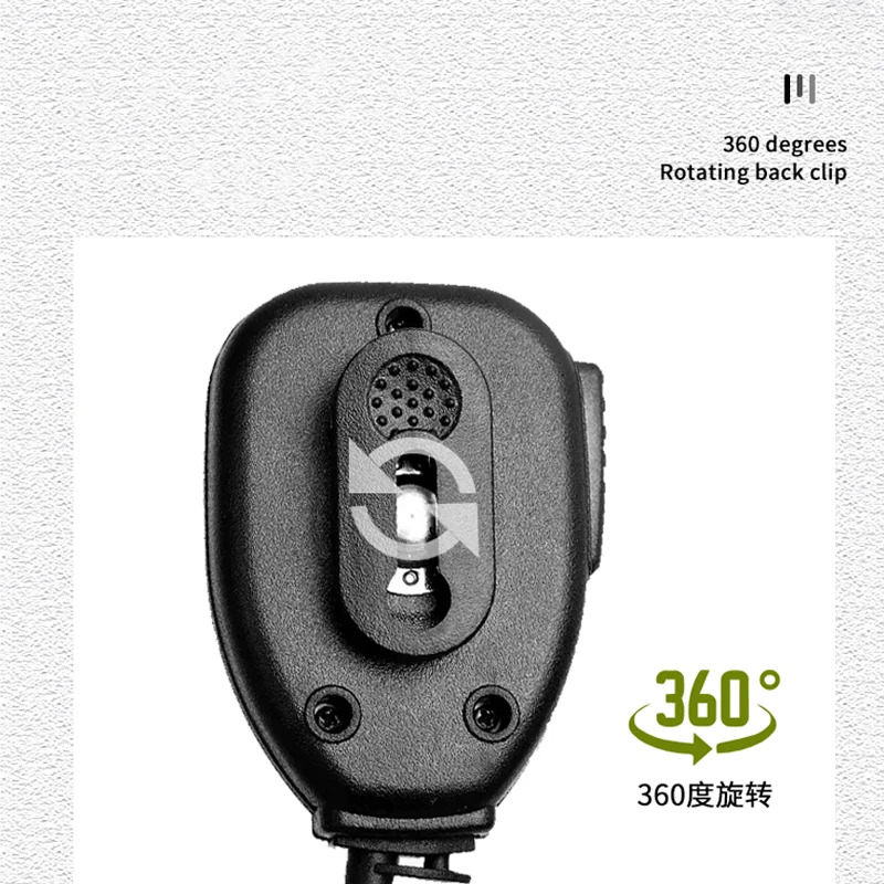 Baofeng Microfoon Speaker Mic Ptt Schouder Voor DM-1701 UV-18 Pro Uv5rh Ham Radio Quansheng UV-K5 UV-K6 UV-5RPLUS Walkie Talkie