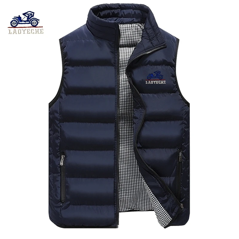 Chaleco de algodón CAMEL bordado de alta gama, moda masculina de otoño e invierno, abrigo sin mangas informal y cómodo, superventas