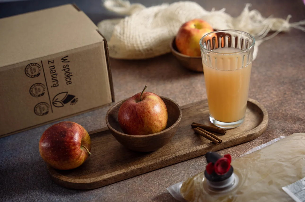 Sok Jabłkowy Słodki - Zestaw 4x5l