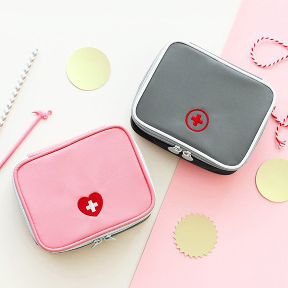 ขายส่ง Mini Household First Aid Kit กระเป๋าเดินทางแบบพกพาชุดฉุกเฉินกระเป๋ายากระเป๋าขนาดเล็ก Organizer