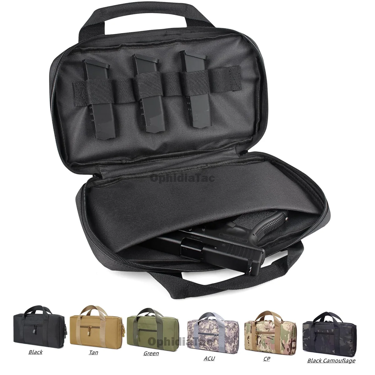 ปืนพกพากระเป๋าสําหรับ Glock 17 M9 Universal ปกปิดปืนพกกระเป๋านิตยสาร Pouch อุปกรณ์ล่าสัตว์
