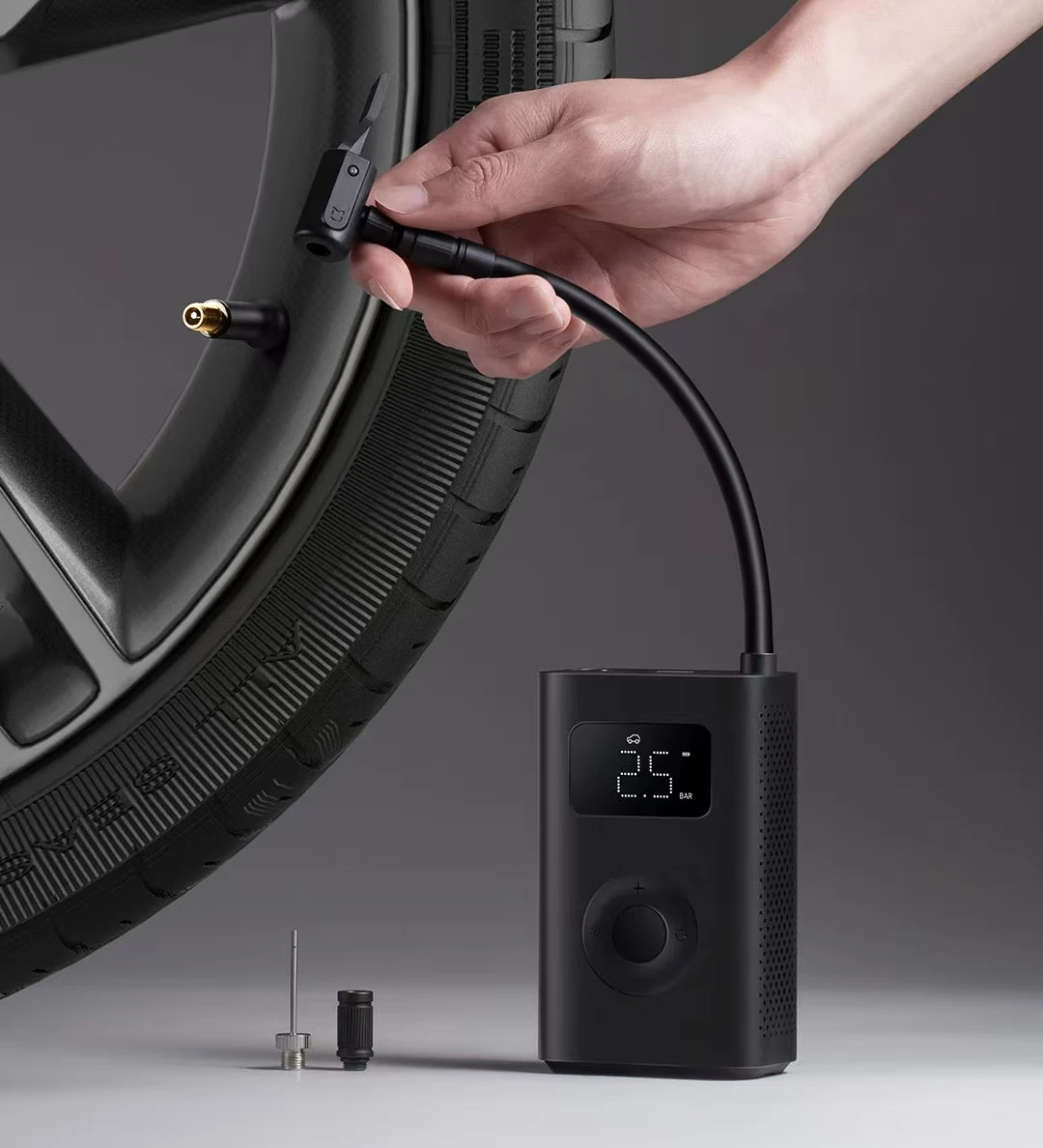 เสี่ยวมี่ มิย่าแอร์ปั๊ม 2D, Type-C Fast CHARGING,สากลสำหรับรถยนต์/รถจักรยานยนต์/ลูกบอล, แบตเตอรี่ลิเธียมแบบพกพา