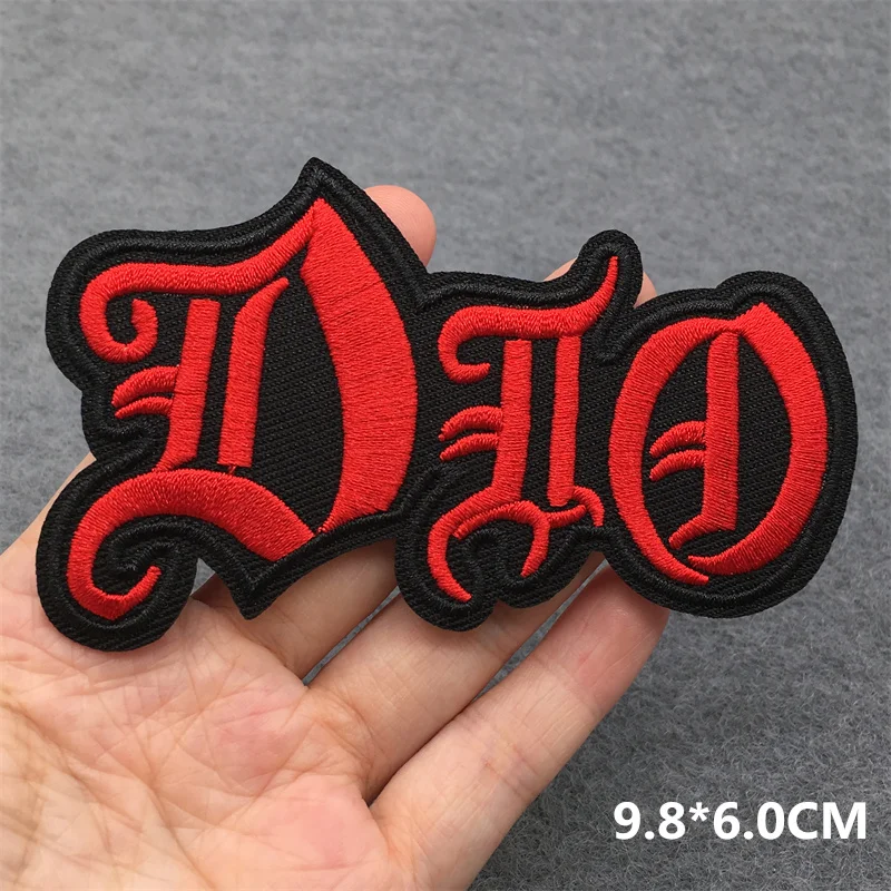 Âm Nhạc Ban Nhạc Thêu Miếng Dán Trên Quần Áo Dán DIY Ủi Appliques Miếng Dán Cho Quần Áo Jeans Phối Đá Sọc