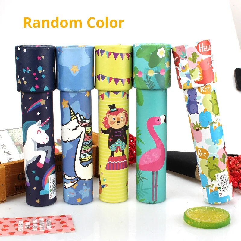 Brinquedos educativos clássicos mágicos para meninos e meninas, caleidoscópio envio de cores aleatórias, Nostalgia sempre mudando jogos, brinquedos clássicos Nostalgia, 3pcs