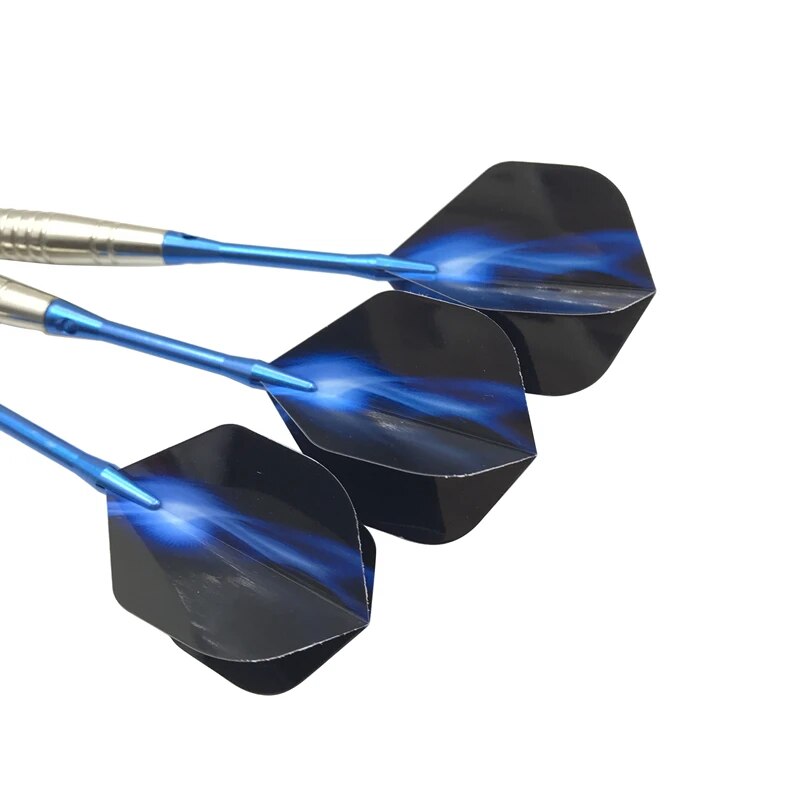 3 teile/satz Von 22g Torpedo Silber Dart Nadel Blau Aluminium Stange Blau Aurora Flügel Werfen Spiel Erwachsene Ausbildung unterhaltung