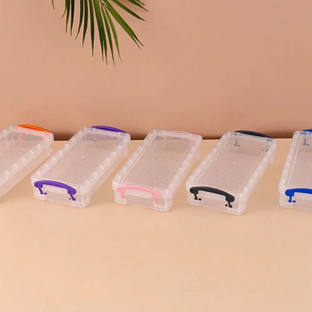 3/6-layer Paintbrush Box Portable Detachable Color Pen Storage Box Multi-function Watercolor Stationery Organizer Student