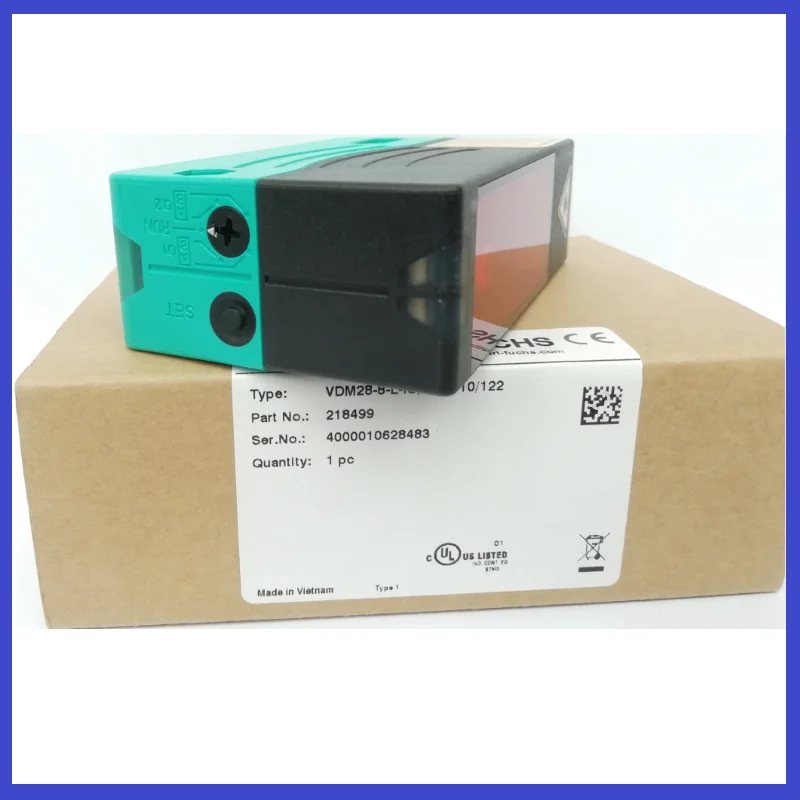 Sensor de distância multiplicador de luz vermelha VDM28-8-L-IO/73c/110/122 Interruptor fotoelétrico original I0
