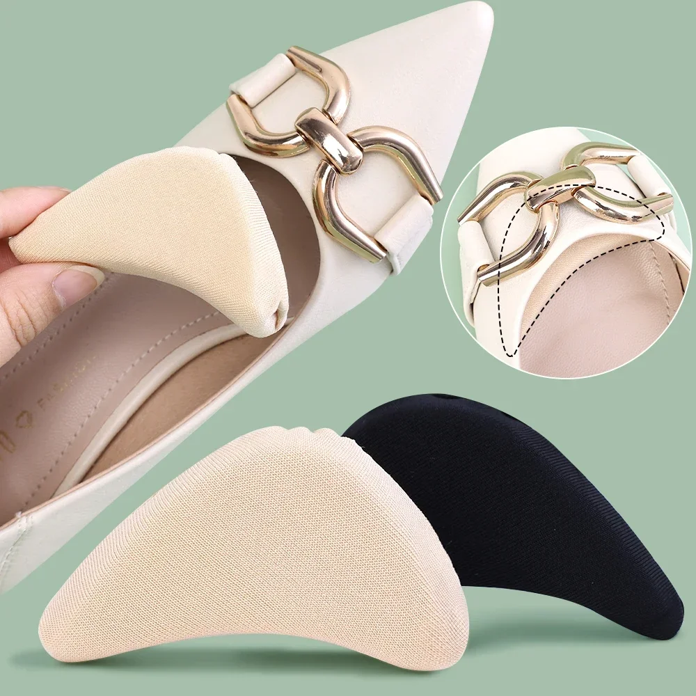 Almohadillas de esponja para el antepié para mujer, plantillas de tacón alto para aliviar el dolor, Reduce el tamaño de los zapatos, Protector de relleno, accesorios de ajuste