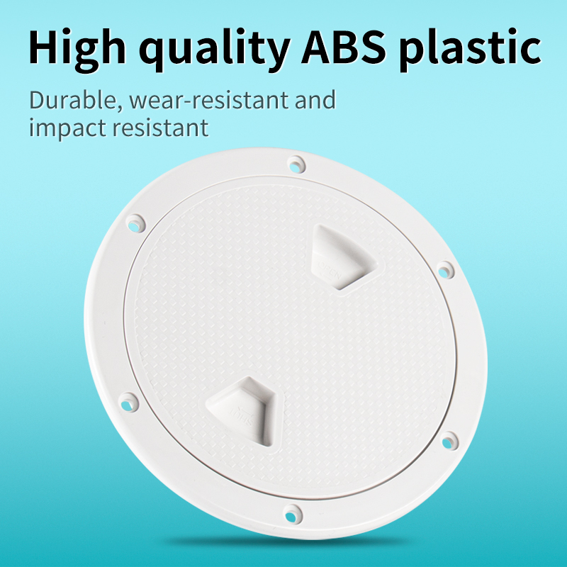 ラウンド検査トラクションデッキカバー、滑り止め、耐久性、カヤック、オーシャンヨット、アウトドアアクティビティに適しています、6インチ