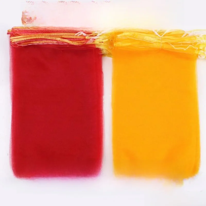 Saco de Malha de Nylon para Frutas e Vegetais com Cordão ande para Armazenamento de Batatas e Cebolas Acórios Domésticos