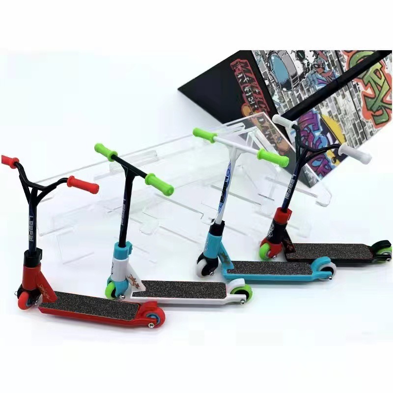 นิ้วสกู๊ตเตอร์ Tech สเก็ตบอร์ด Mini Skate Park Ramp ชุดนิ้วมือ BMX ปลายนิ้วจักรยาน Fingerboard Extreme Sport Deck ของเล่นแปลกใหม่