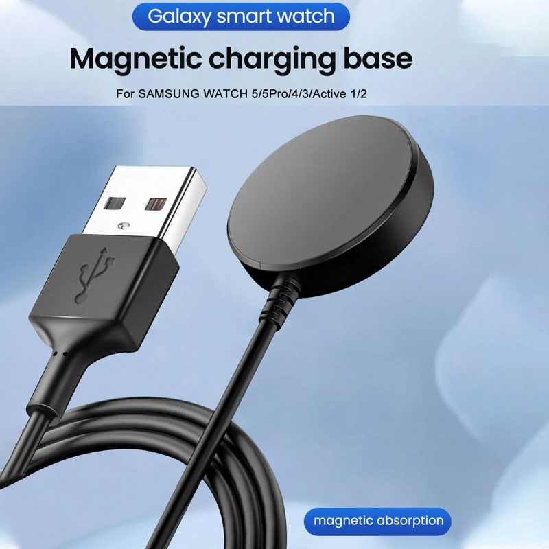 Magnetic Watch Wireless Charger For Samsung Galaxy Watch 8/7/6/5pro/5/4/3 Active 2 Portable Watch Fast Charging Dock Station