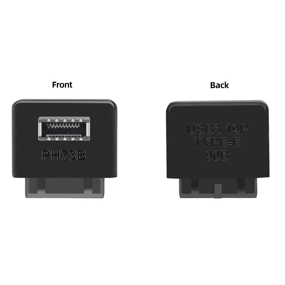 USB3.0 19/20P do TYPE-E Adapter wewnętrzny pionowy Panel przedni Adapter TYPE-C wkładka konwerter portów wtyczki do płyta główna komputera