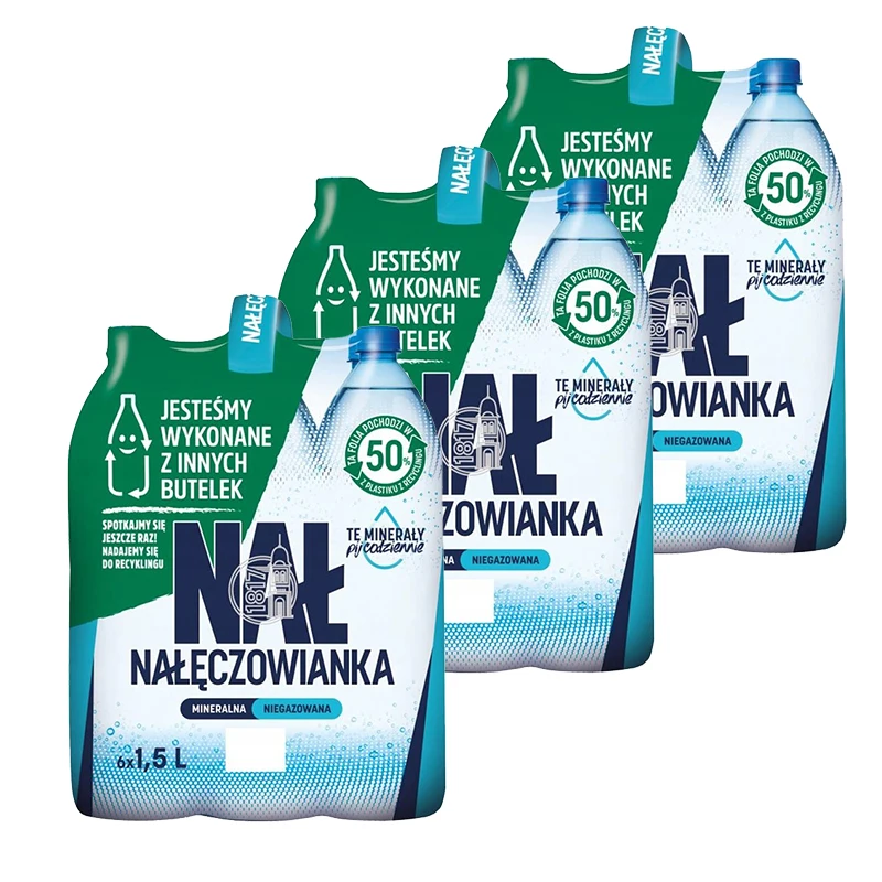 Nałęczowianka Naturalna woda mineralna niegazowana 1,5 l x 18 sztuk