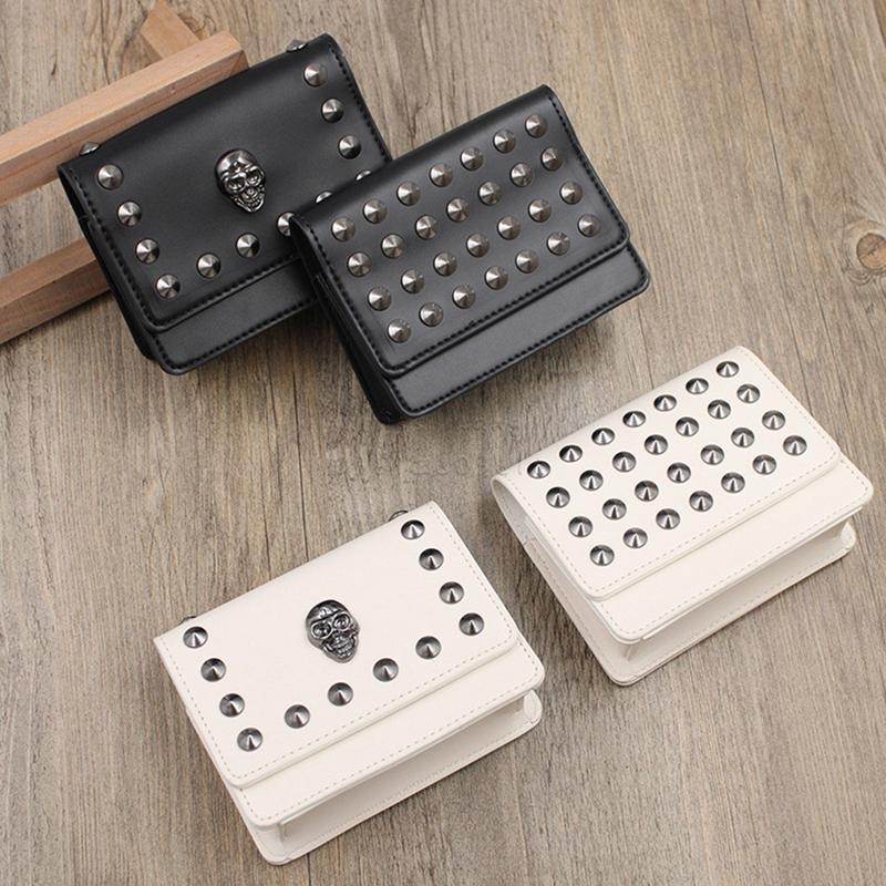 เครื่องวัดระยะกอล์ฟกระเป๋าหนัง Skull ปิดแม่เหล็กผู้ถือกรณี Range Finder กระเป๋าพกพาเลเซอร์เครื่องวัดระยะทางเข็มขัดเอวกระเป๋า