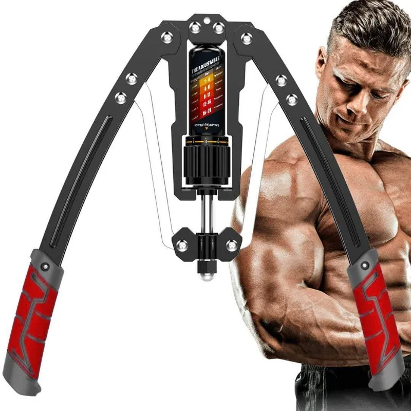 Arm Exerciser - Adjustable 22-440lbs Hydraulic Power, Home Chest Expander