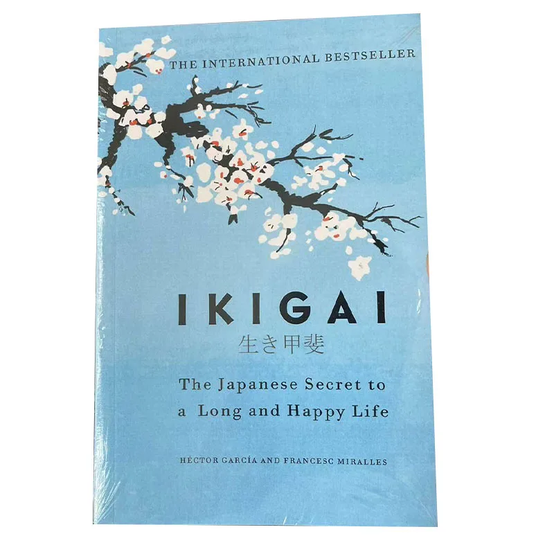 Ikigai La filosofía secreta japonesa para una feliz y saludable de Hector García Libro Reconstrucción de felicidad + un libro sobre la ficción de esperanza